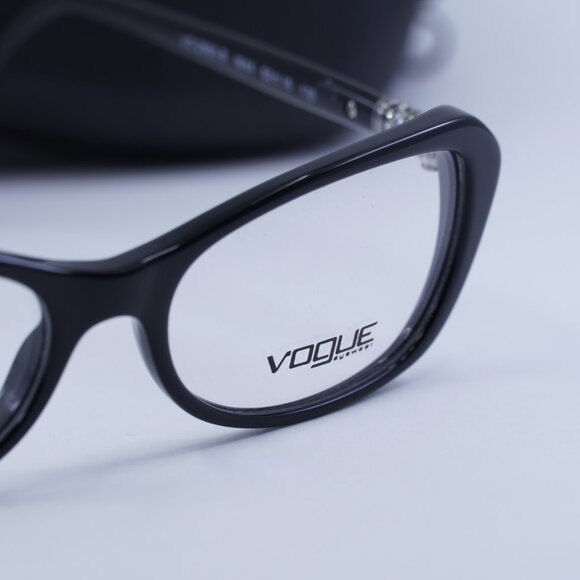 Vogue VO2960-B W44 Cat Eye Eyeglasses 52mm Black - Picture 2 of 10